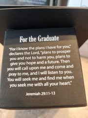 Graduation Party Supplies Tabletop Cardholder Prayer Box and Cap Shape Cardstock