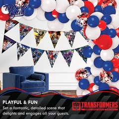 Officially Licensed Transformers Birthday Banner Pennants 2 Pack – Transforme…