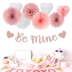 Blush-Light Pink Valentines-Day Galentines Party-Decorations – 22pcs Rose Gol…