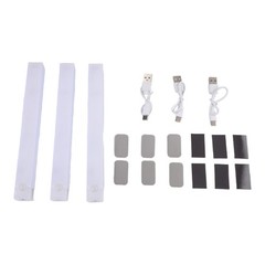 Rechargeable LED Night Light Wireless with Dual Color Mode for Cabinets 3pcs