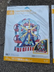 2 Pack 3D Ferris Wheel Table Centerpiece 12″x15″ Carnival-Themed Party Decoratio
