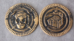 Oriental Trading Plastic Pirate Coin Lot 288 Pieces For Kids Birthday Party