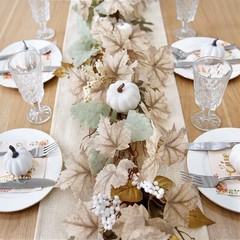 Fall Decorations for Home – 6Ft Autumn Maples Leaf Pumpkin Berry Garland – Ha…
