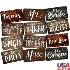 DIY Photo Booth Props Wedding Bachelorette Shower Durable Waterproof Fun Set New