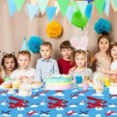 158 Pcs Airplane Birthday Party Supplies Airplane Aircraft Tableware Includes