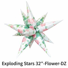 4Pcs Teapot Balloon Set/Alice Party Teapot Mylar Balloons+Flower Exploding St…