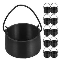 20 Pcs Spooky Decorations Cauldrons for Food Dollhouse Miniatures