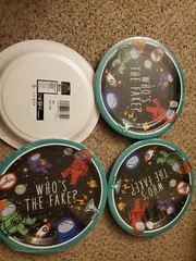 among us plates party supplies
