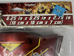 Transformers 6 Party Gift Treat Box Designware Hasbro 6.25″ x 6.25″ Cardboard