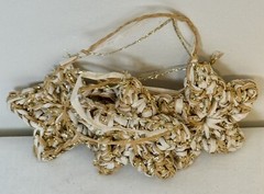 Hand Crafted Gold And Silver Christmas Decorations, Hanging StarsGoldAnd Silver