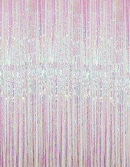 Durable 3.2 ft x 9.8 ft Tinsel Fringe Curtains – Perfect for Weddings and Events