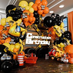 ALL-IN-1 Balloon Arch Kit with BONUS Caution Tape & Truck Balloons – Balloons…