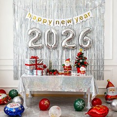 Silver Foil Fringe Tinsel Backdrop Glitter – GREATRIL Party One Size,