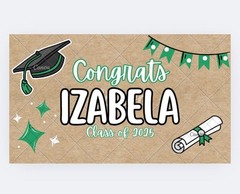 Customizable Hand Painted Banner for Any Occasion, Painted birthday banner 3x5ft
