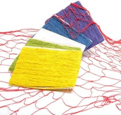 Colorful Cotton Fish Nets (6 Ft x 15 Ft) Nautical Pirate Hawaiian Luau Fisherman