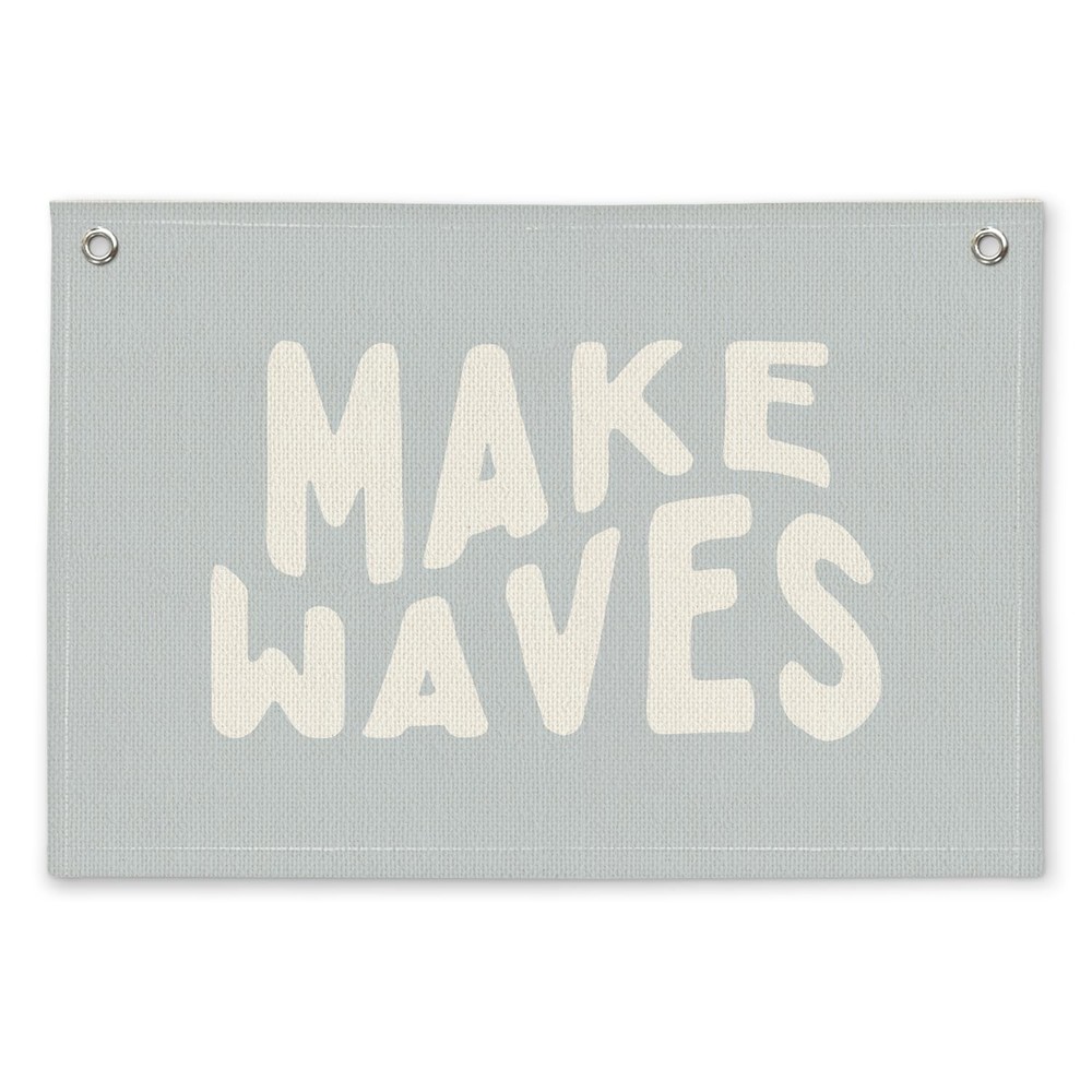 Coastal Beach Room Decor – Linen Banner Wall Hanging Canvas Banner Flag Decor…