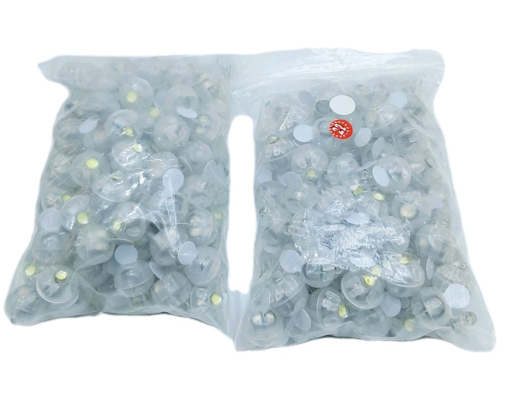 Aogist 200pcs White LED Balloon Light,Tiny Light Mini Round Led 200PCS,