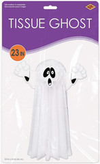Tissue Hanging Ghost Party Accessory (1 Count) (1/Pkg)