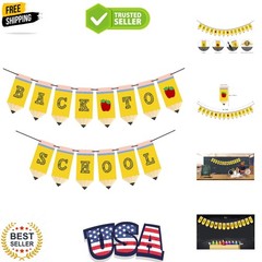 Back to School Pencil Banner – First Day of School Banner – Back to School Ba…