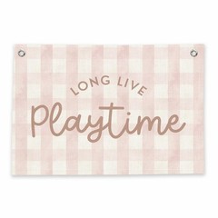 Long Live Playtime Banner Playroom Decor，Pink Playroom Decor for Girls Room, …