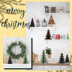 8 Pcs Neutral Paper Christmas Trees Honeycomb Centerpiece Paper Honeycomb Chr…