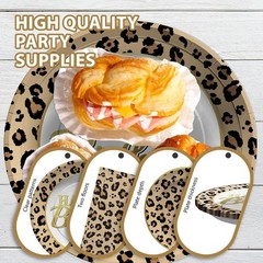 Animal Print Birthday Decorations Bundle