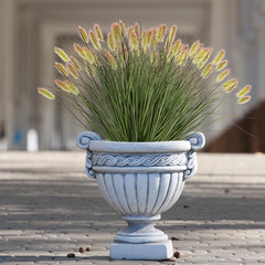 Ttranewsoo Artificial Grass, Fake Shrubs, Green12