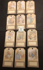 Peter Rabbit Gift Tags Baby Shower Birthday Party Decoration Pack Of 12 Decor