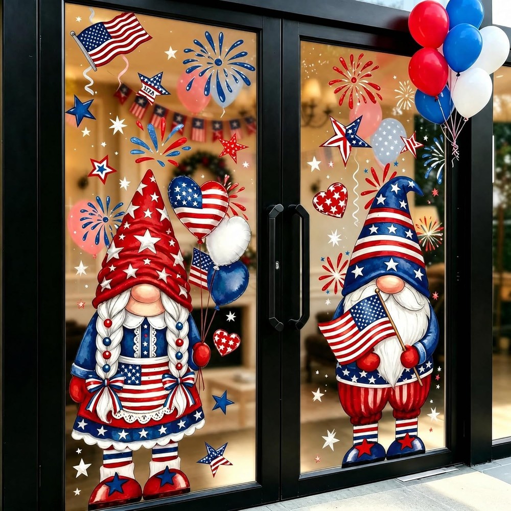 JarThenaAMCS 13.8 x 39.4» Extra Large Patriotic x 39.4 inch, Red, Blue