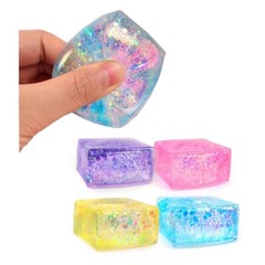 Stress Toy Simulation Clear Tofu Ice Cube Squeeze Maltose Photostudio Props