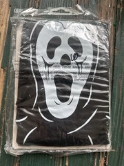 Vintage Black Coffin Cooler Halloween Inflatable Ghost 30″ / 2.5 Feet – New!