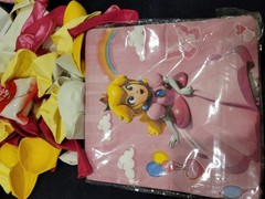 Super Mario Princess Peach Party Supplies Set