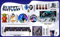 114 Pcs Star Wars Party Decorations Tableware Set Supplies Napkins Balloon Plate
