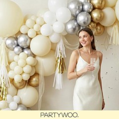 Pastel Yellow Balloons 100 pcs Different Sizes of 36 18 12 10 5 Inch Small Mi…