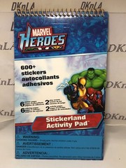 Marvel Super Heros Birthday Party Supplies Tattoos, Stickers, Play Packs, Cards