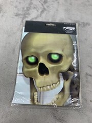 Skeleton Restroom Door Cover Party Accessory