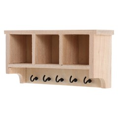 Mini Wall Shelf Miniature Dollhouse Living Room Furniture Nursery