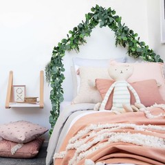 DearHouse 86 Feet 12 Strands Artificial 12pcs Eucalyptus Vine, Light Green