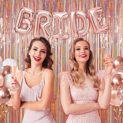 2pcs 3.2×8.2′ Foil Fringe Backdrop, Tinsel Foil Fringe Curtains – Sparkle Fringe