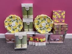 HUGE SALE! Lemon Party Decor Bundle Lemon Plates Lemon Napkins Lemon Cups