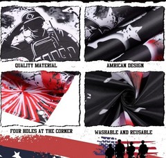 American 250Th Birthday Decoration, 3.6 X 6 Ft American 1776-2026 Backdrop USA B