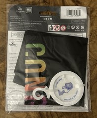 Congrats Grad Party Satin Luxe Foil Standard Balloon 18” Rainbow & Black