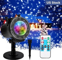 Christmas Lights Projector LED Laser Outdoor Landscape Xmas Move Lamp Xmas Gift