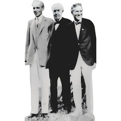 SP13111 Harvey Firestone Henry Ford Thomas Edison Cardboard Cutout Standee Stand