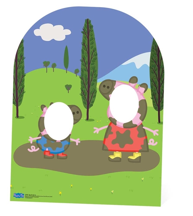 Peppa Pig Muddy Puddle Child Size Stand in Cardboard Cutout – Great for photos