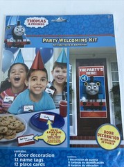 Thomas & Friends Birthday Party Welcoming Kit 25Ct Party Supplies Britt Allcroft