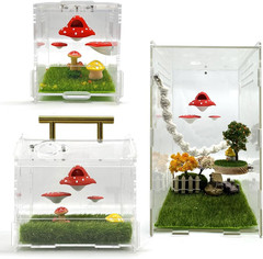Jumping Spider Enclosure Accessories – 3 Pcs Jumping Spider Mushroom Styling Pla