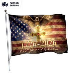 Double-Sided 3×5 Ft Heavy-Duty USA Flag – Ideal for Indoor & Outdoor Display