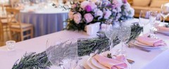 Spring Summer Lavender Purple Garland, 6Ft Lavender Artificial Green Garland,
