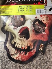 Creepy Carnival Haunted House Halloween Party Wall Decoration Paper Cutouts